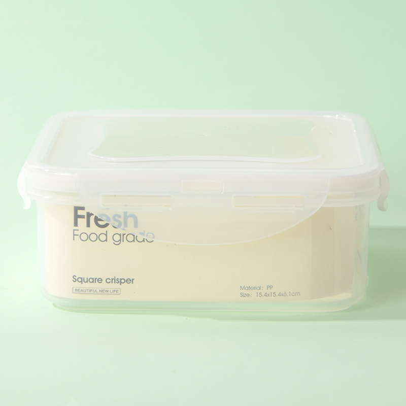 Caja fresca cuadrado plastico 870ml